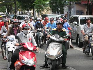 Traffico complesso - Saigon, Vietnam