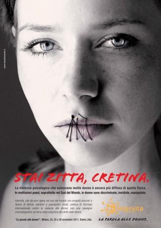 stai zitta cretina   visual siamo pari2521 la parola alle donne1 318x450 STAI ZITTA CRETINA! Spettacolo teatrale 24 25 26 novembre 2011   Milano