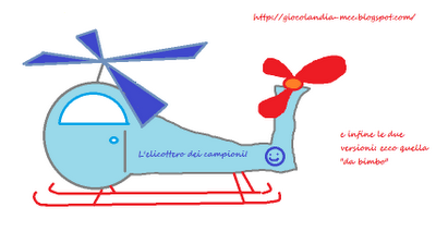 Mamma mi aiuti a disegnare?l'elicottero in 7 step Mamma mi aiuti a disegnare?l'elicottero in 7 step