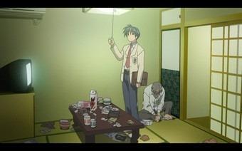 Okazaki a casa sua col padre ubriaco Okazaki Tomoya, casa, padre