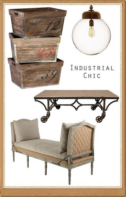 Shabby Chic on Friday: industrial chic...
