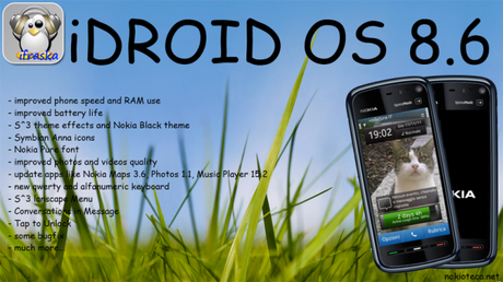 Idroid 8.6 per Nokia 5800 : Il primo Nokia touch divente un super smartphone Symbian!