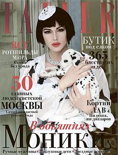 Monica Bellucci in Dolce & Gabbana per Tatler Russia
