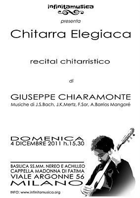 Giuseppe Chiaramonte: Concerti Novembre-Dicembre 2011