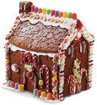 La Casetta di Natale ( Gingerbread House ) da Fare con Bambini ( con template da scaricare! )