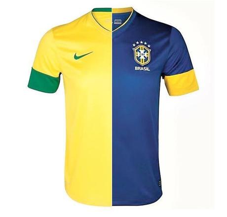 Calcio, Brasile: Nike torna alla maglia gialla per la Seleçao. Orlo maniche extralarge color verde