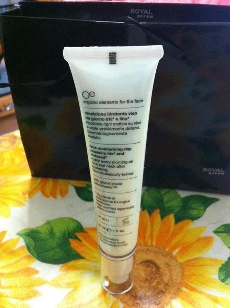 Oe : Moisturiser Iris and Linseed Review Oe : Moisturiser Iris and Linseed Review