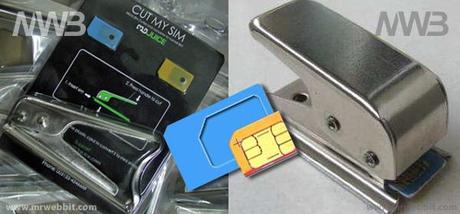 strumento per tagliare le SIM per adattarla a iphone e ipad