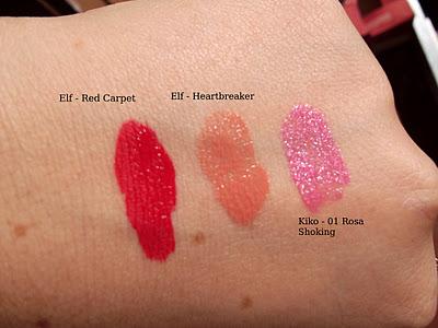 Lip Stain Elf e Double Touch Kiko...due resistenti tinte per labbra