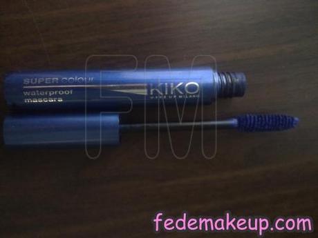 Review KIKO Super Colour mascara numero 02 blu