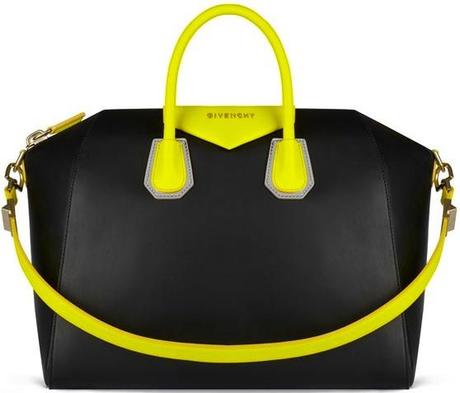 Love it: Givenchy Antigona Satchel Black & Lime givenchy-antigona-satchel