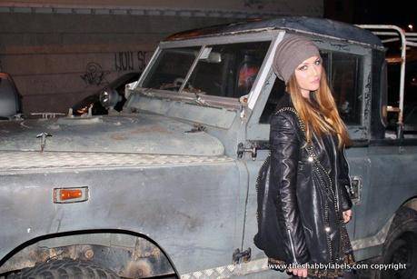 Wearing my Versace for H&M; studded skirt Wearing my Versace for H&M; studded skirt