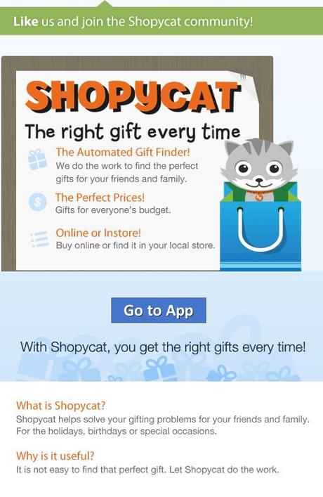 Shopycat, la raccomandazione di Walmart