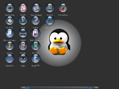 Feather Linux distribuzione talmente piccola da risidere su memoria USB.