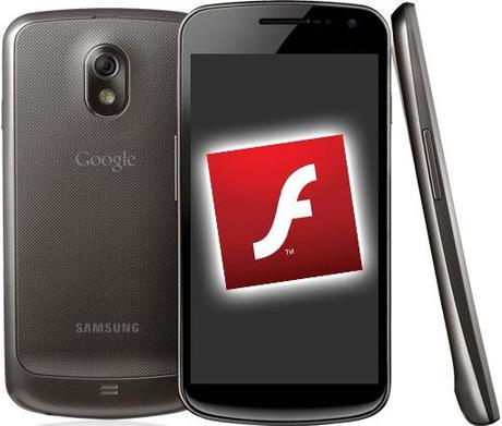 Adobe Flash Player Ice Cream Sandwich per Galaxy Nexus a Dicembre