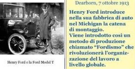 Ford: 1 dicembre, la prima catena di montaggio