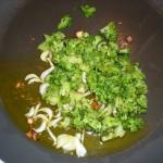 I ravioli di magro in salsa deliziosa di broccoli