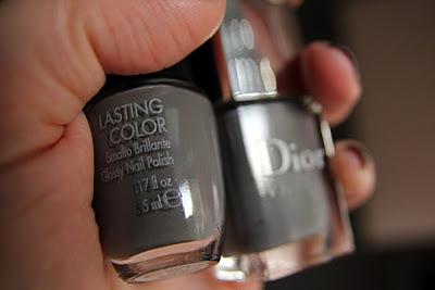 [The dupe factory] Dior Gris Montaigne (707) vs Clio for Pupa (909)