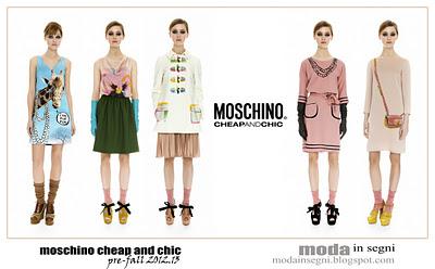 MOSCHINO CHEAP AND CHIC PRE-FALL 2012.13
