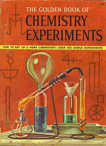 copertina di the golden book of chemistry experiments