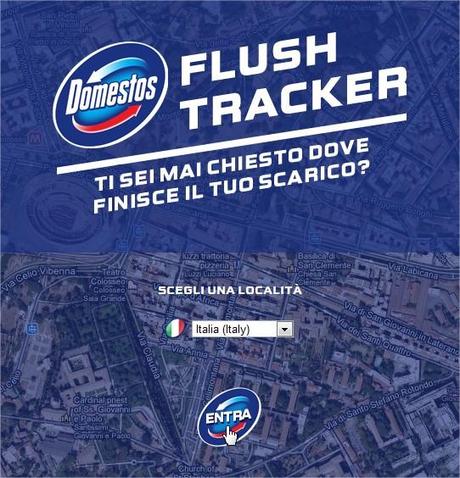 Seguire il percorso dello scarico del bagno: Flush Tracker Seguire il percorso dello scarico del bagno: Flush Tracker