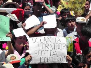 Humala al primo conflitto sociale: è stato d’emergenza a Cajamarca
