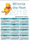 winnie the pooh, calendario 2012, calendario winnie the pooh, calendario 2012 winnie, data winnie