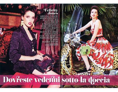 Felicity Jones in Dolce & Gabbana per Vanity Fair