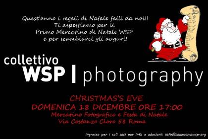 cartolina_fronte WSP Christmas’s EVE: Mercatino e festa di Natale Domenica 18 dicembre ore 17:00