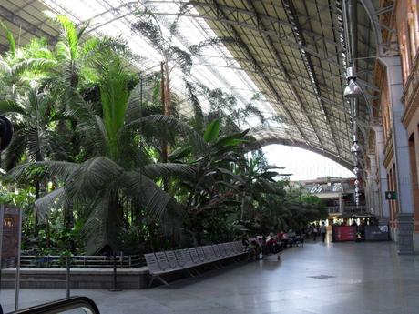 Un Giardino Tropicale nella stazione di Atocha a Madrid!