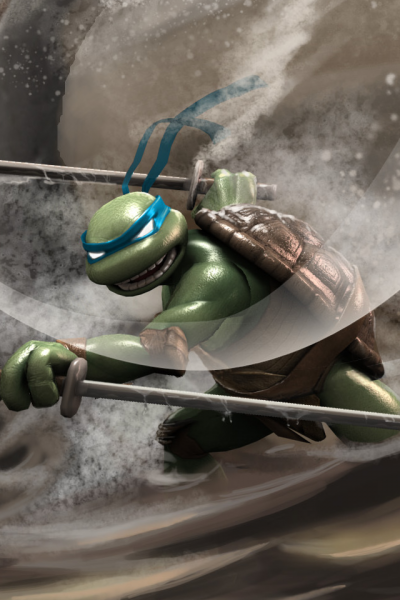 wallpaper iphone4s ninja turtles2