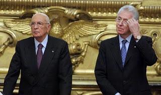 Giorgio Napolitano e Mario Monti a che gioco giochiamo?