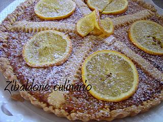 Crostata di arance e carote