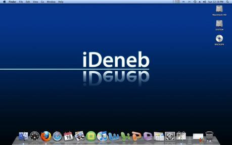 iDenab sistema operativo Mac OS X Leopard funziona su computer NO Apple!