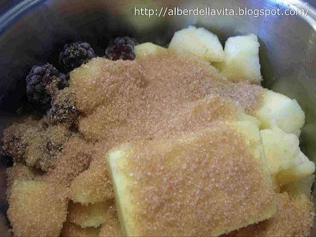 TORTA DI MELE E MORE TORTA DI MELE E MORE