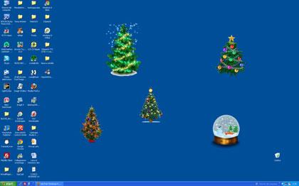 AlberidiNatale Alberi di Natale Animati luccicanti per abbellire il vostro desktop