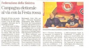 Pensabene si presenta come Candidato alle comunali 2012