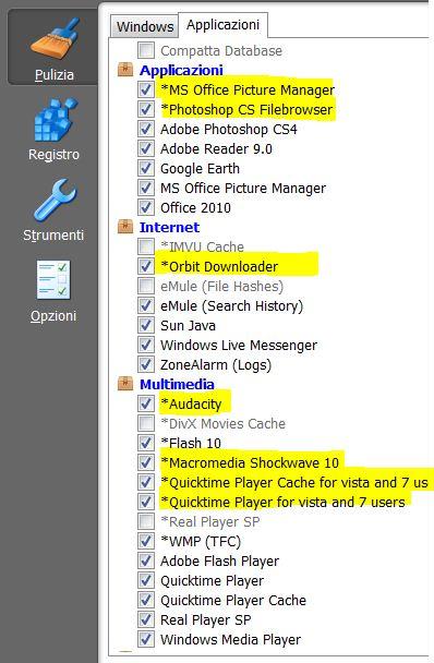 Ecco come potenziare il famoso Ccleaner, con una piccola utility !!!!
