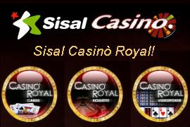 Oggi inizia la 2a settimana della promo Sisal Casino Royal