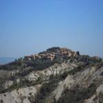 vista di Chiusure dalla tenuta i terzi di monte oliveto