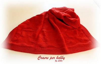 Copertina (natalizia) da culla in lana Copertina (natalizia) da culla in lana