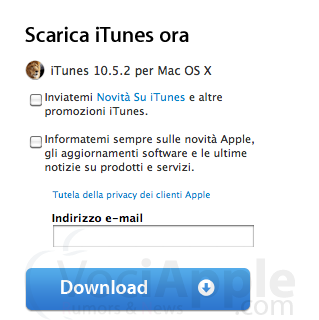 Apple rilascia iTunes 10.5.2, minor update che risolve diversi bug e stabilità.
