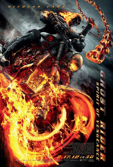 Affascinante poster finale per Ghost Rider: Spirit of Vengeance