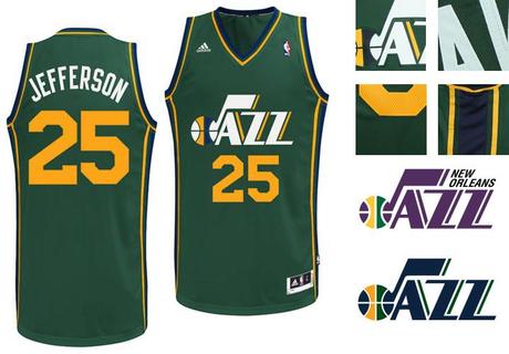 Basket, Nba: Utah Jazz presentano terzo kit 2012 E’ verde e ispirato alla maglia “road” del 1981/84