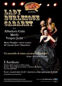 Lady Burlesque Cabaret stasera a Roma!