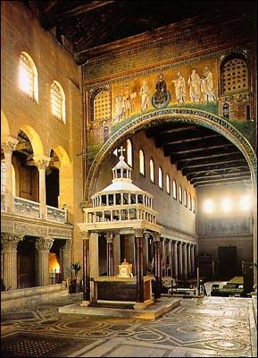 La basilica di S. Lorenzo fuori le Mura a Roma