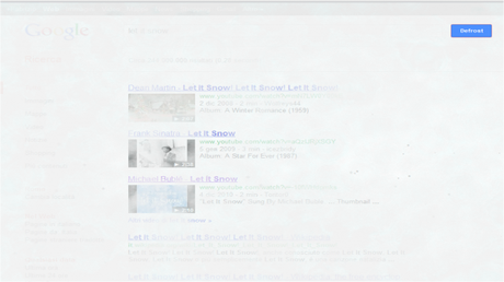 Con “Let it snow” Google vi fa nevicare nel pc