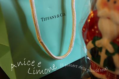 pendente piastrina a cuore di Tiffany - è dentro al sacchetto