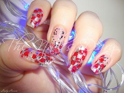 Minx nail art + Check mate to Christmas