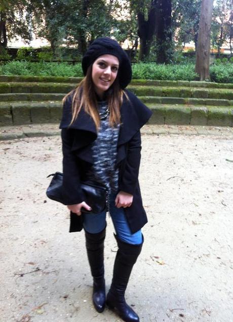 A black coat A black coat